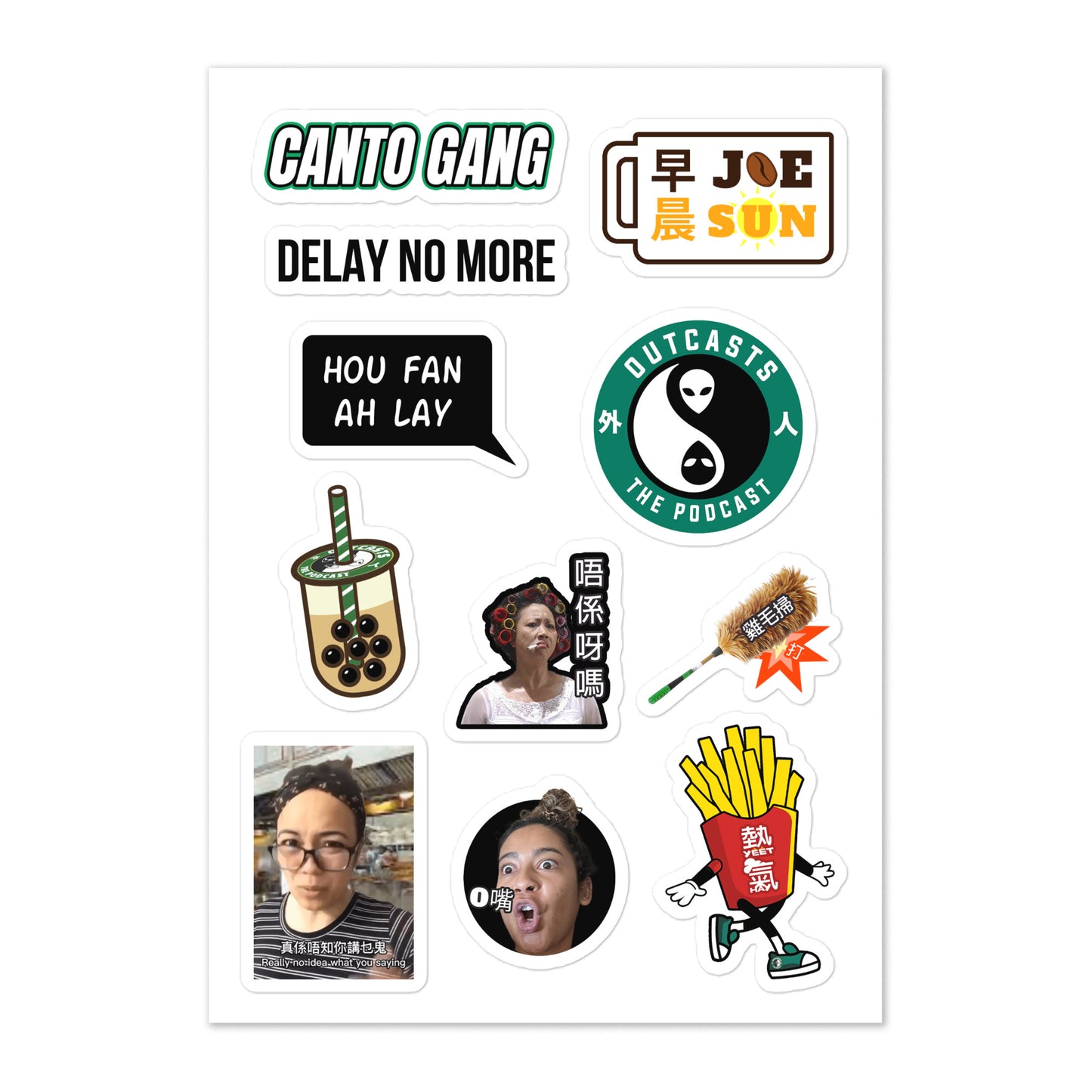 Outcasts Sticker sheet (1st edition)